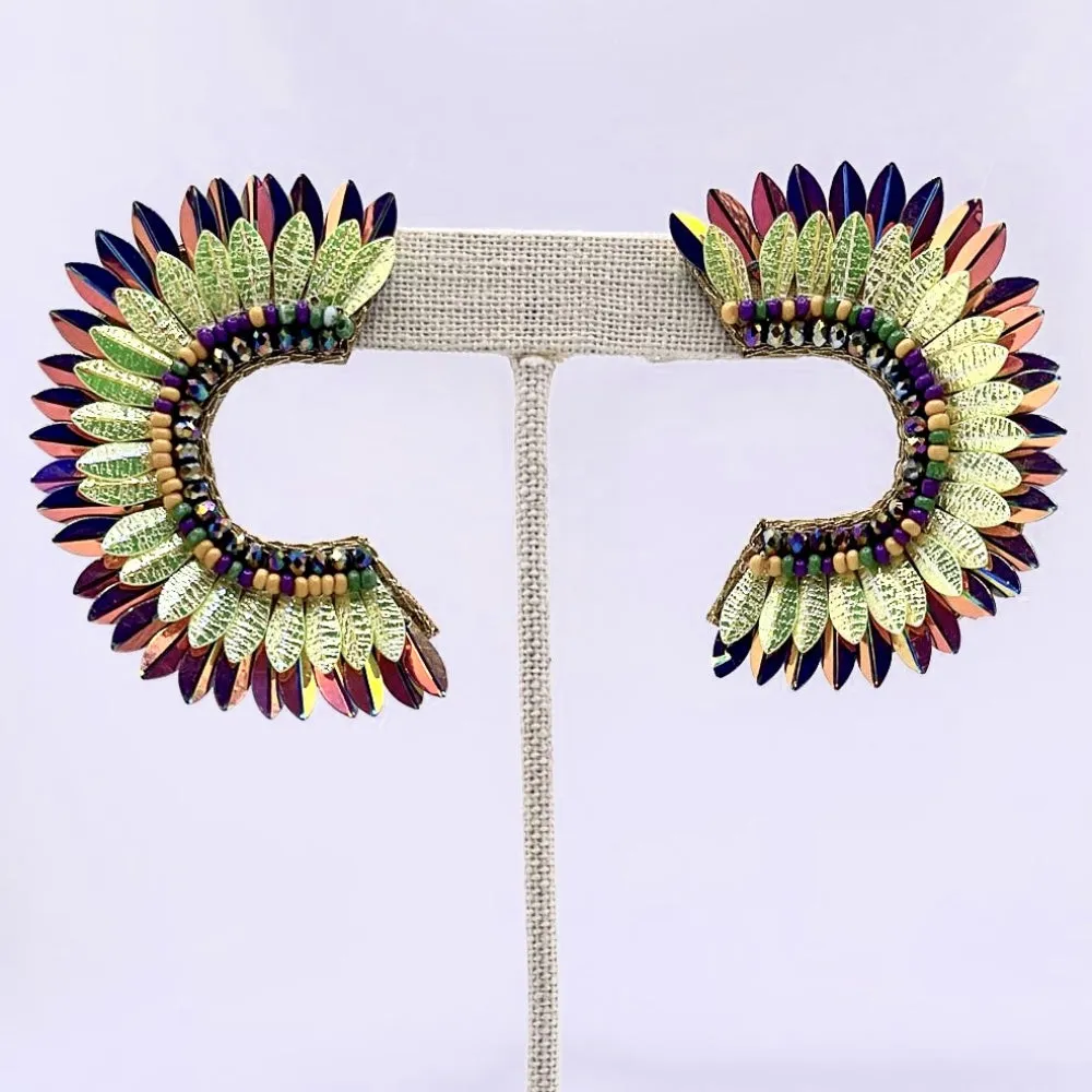 Feather Croche Earrings