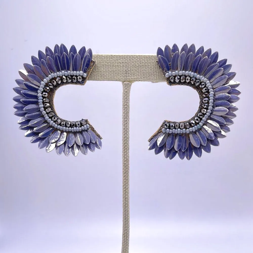 Feather Croche Earrings