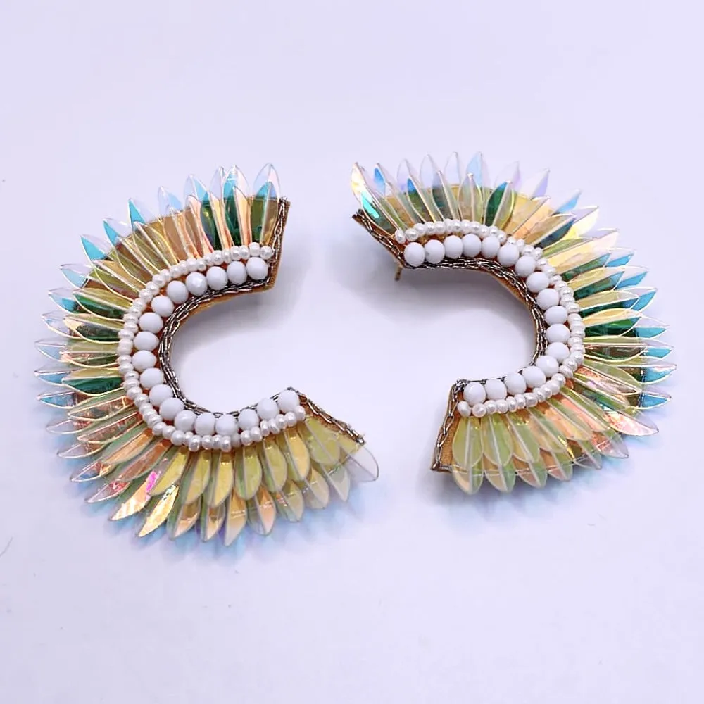 Feather Croche Earrings