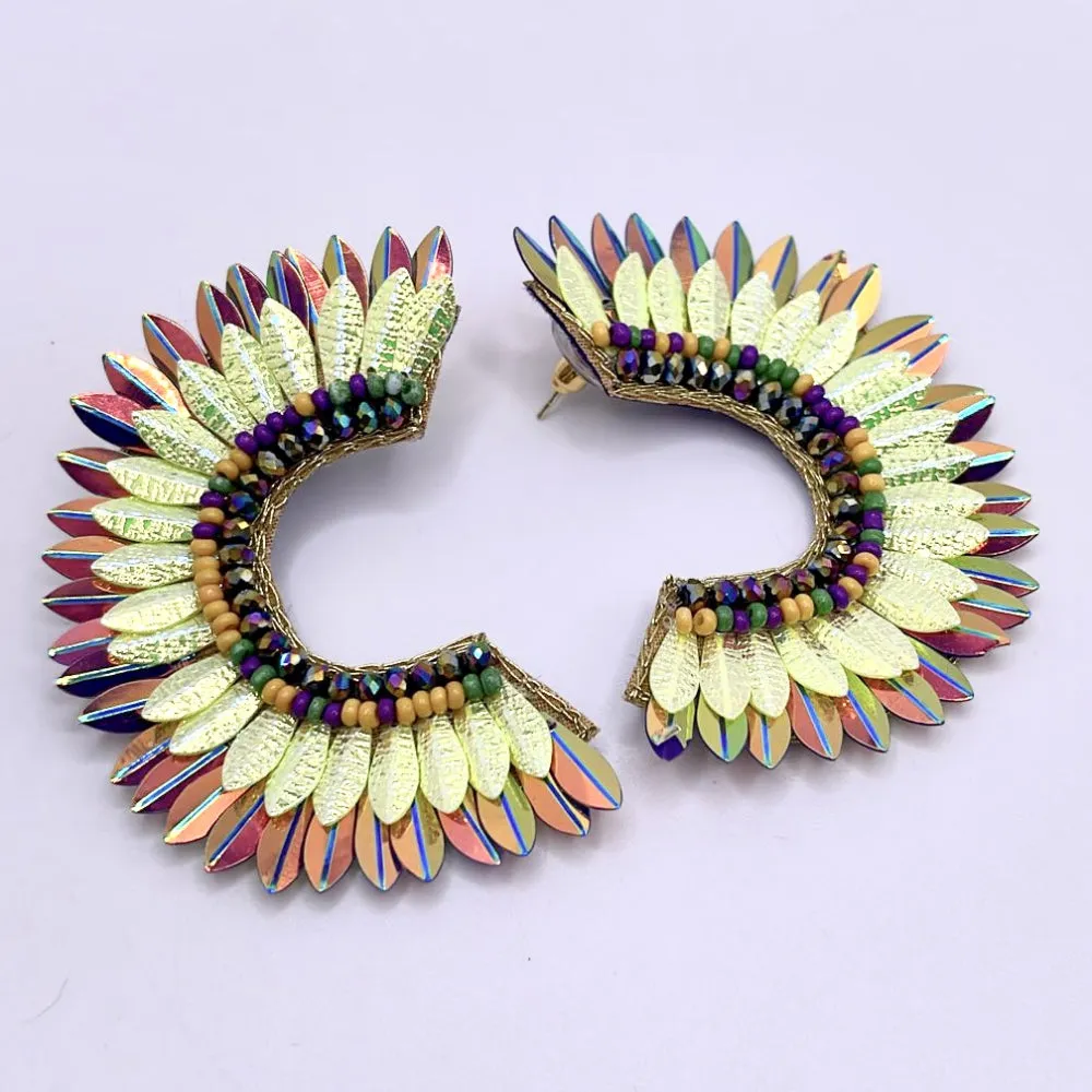 Feather Croche Earrings