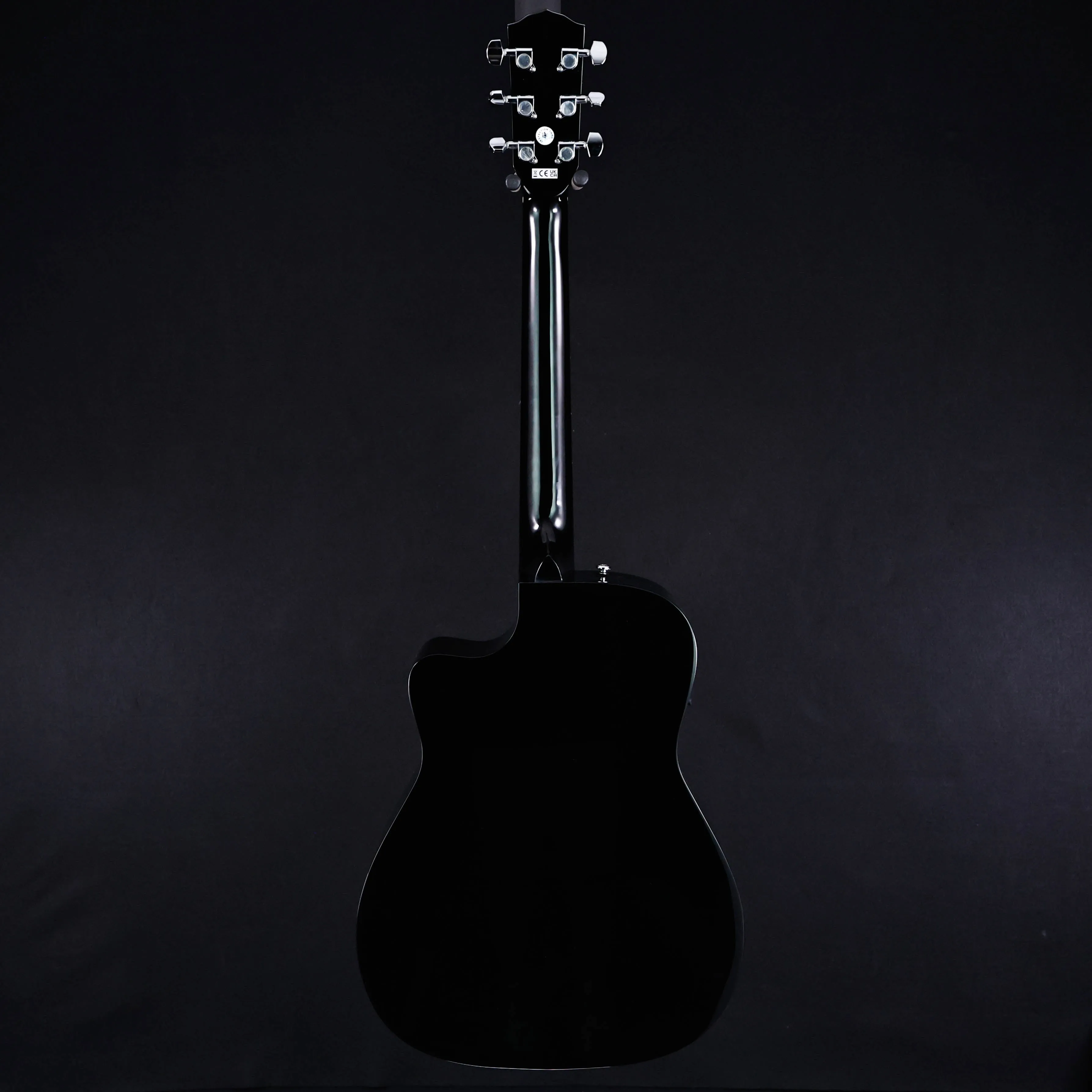Fender CC-60SCE Concert, Walnut Fb, Black 4lbs 2.8oz