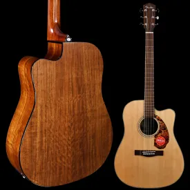 Fender CD-140SCE Dreadnought, Walnut Fb, Natural w/case 4lbs 8.4oz