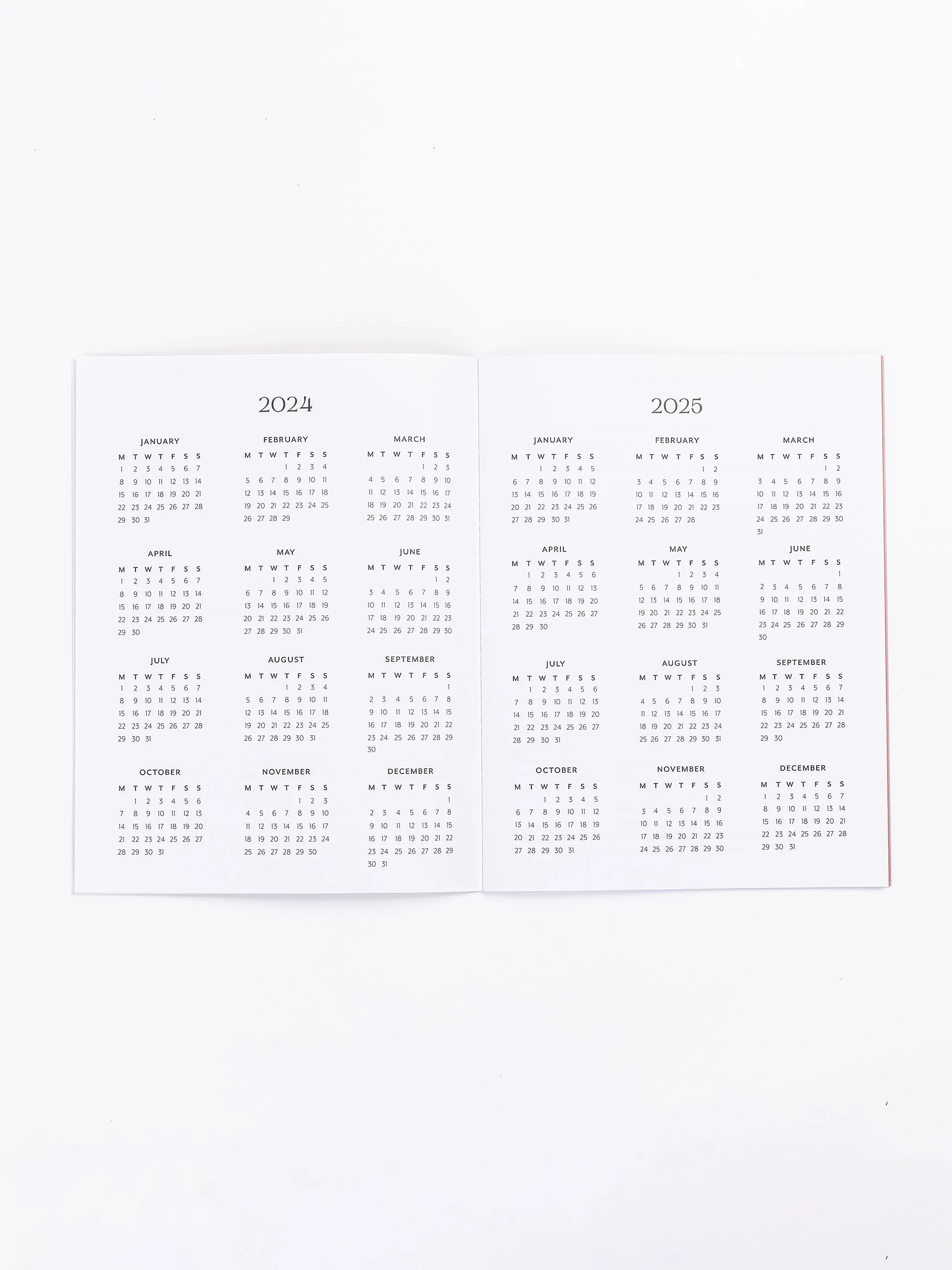 FINAL SALE - 2024 Large Monthly Planner | Square Dance Pink & Green