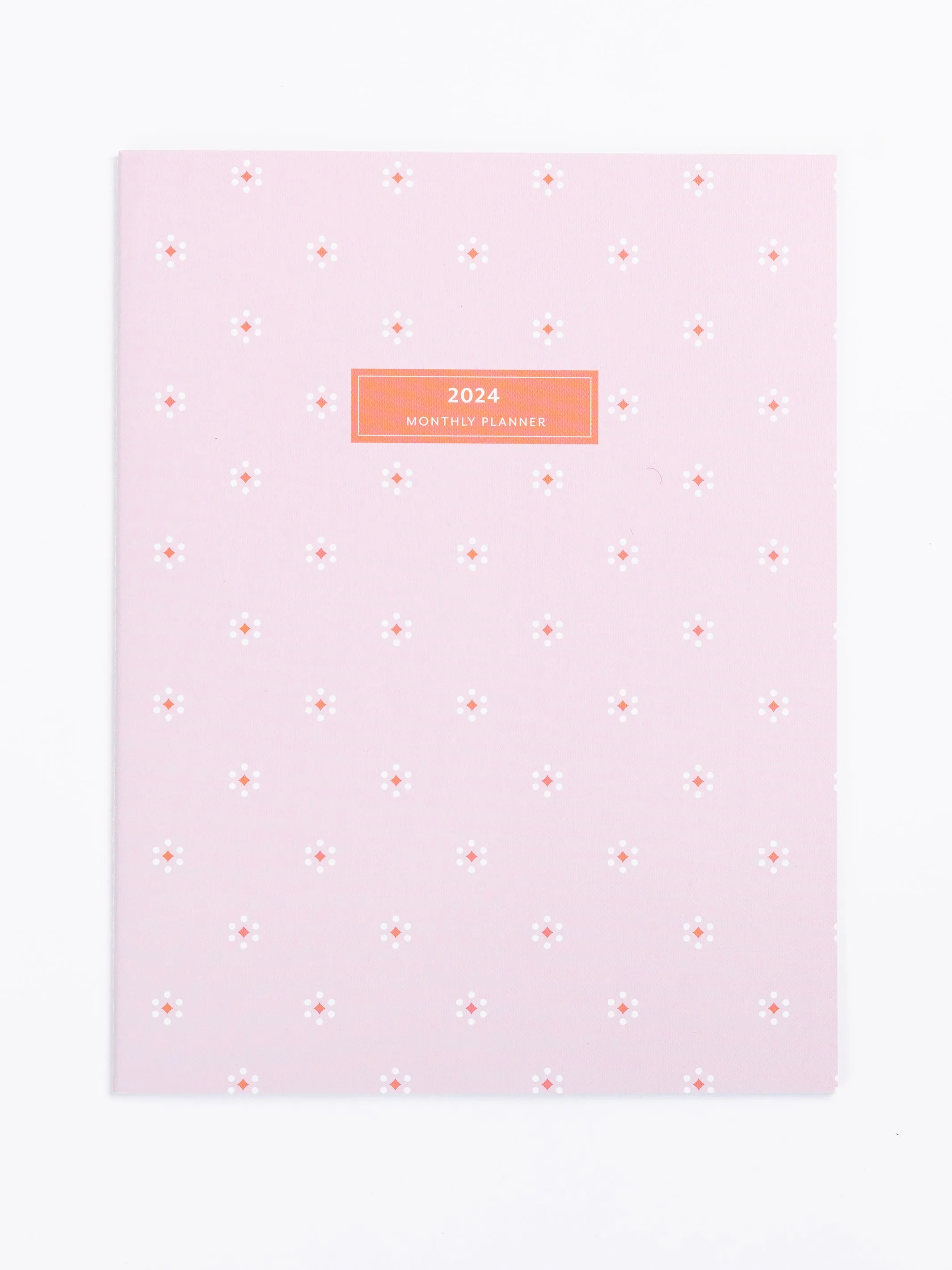 FINAL SALE - 2024 Large Monthly Planner | Starbright Pink