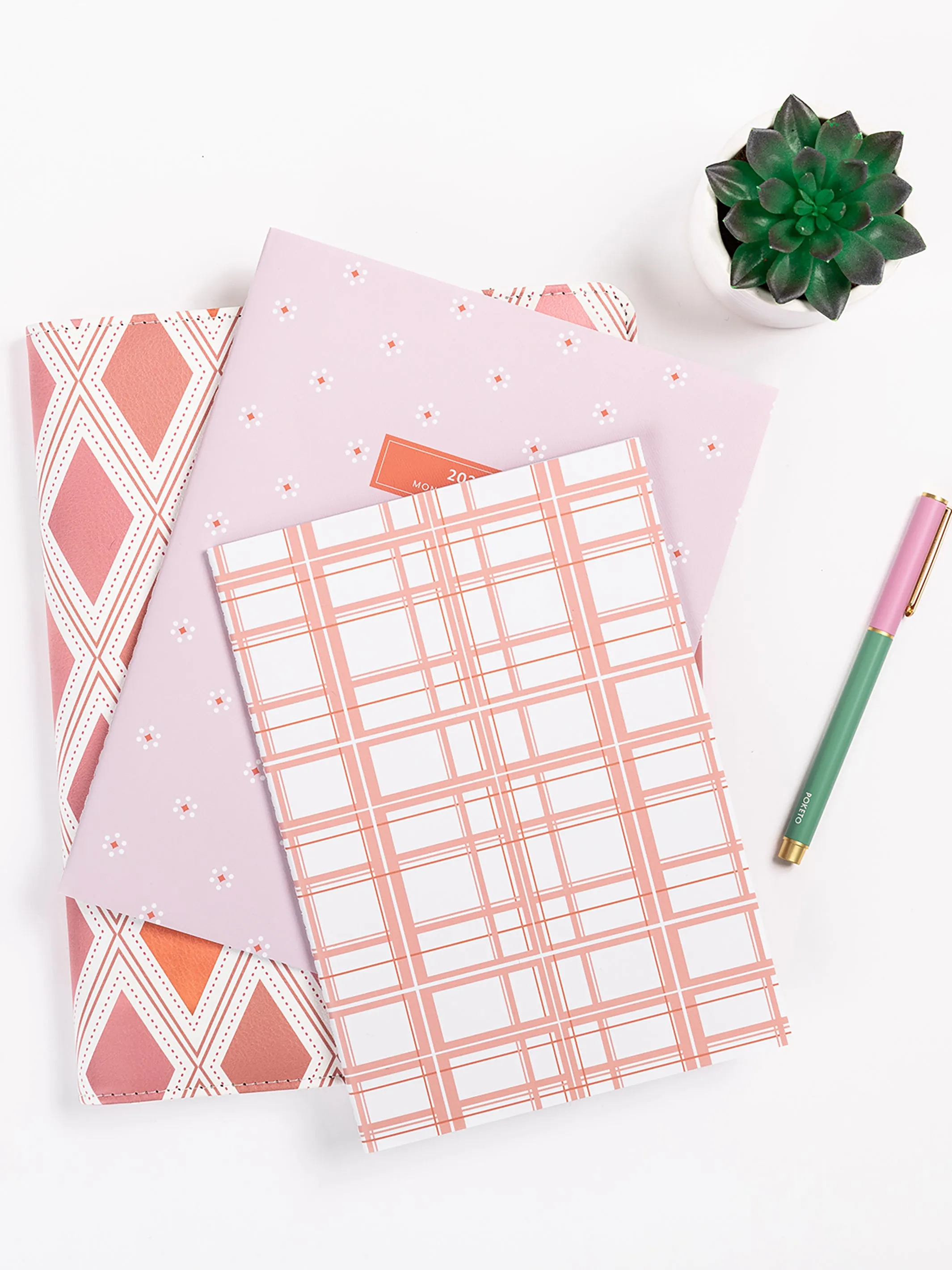 FINAL SALE - 2024 Large Monthly Planner | Starbright Pink