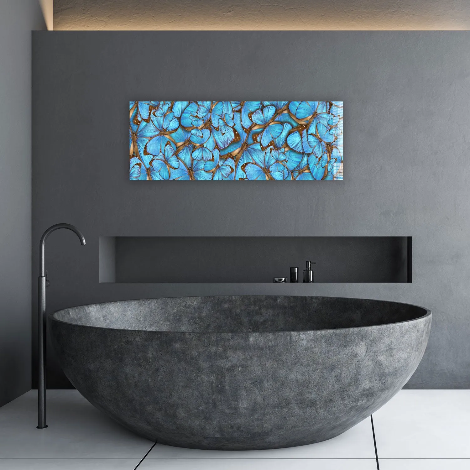 Floral Butterflies - Panoramic