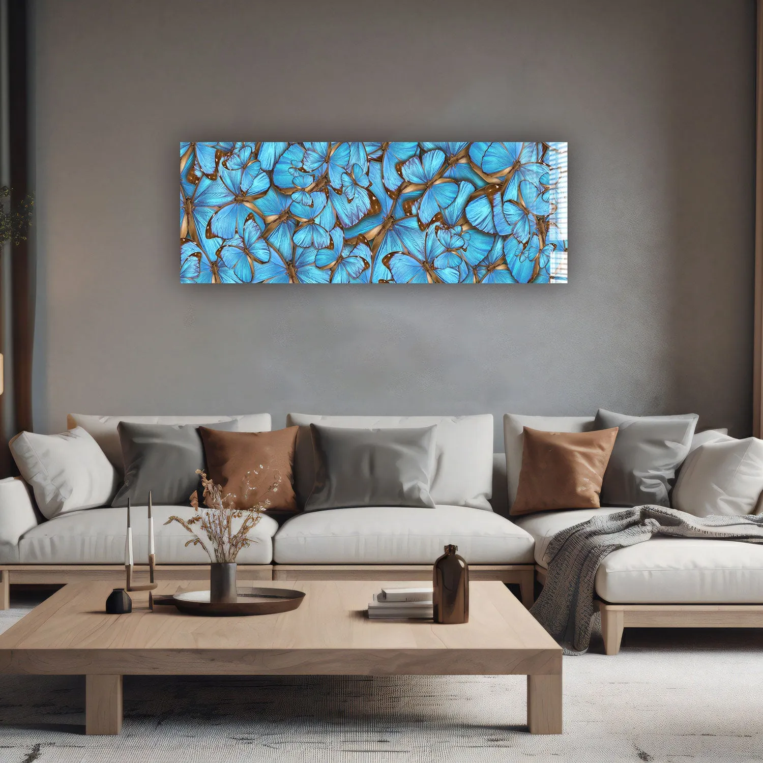 Floral Butterflies - Panoramic