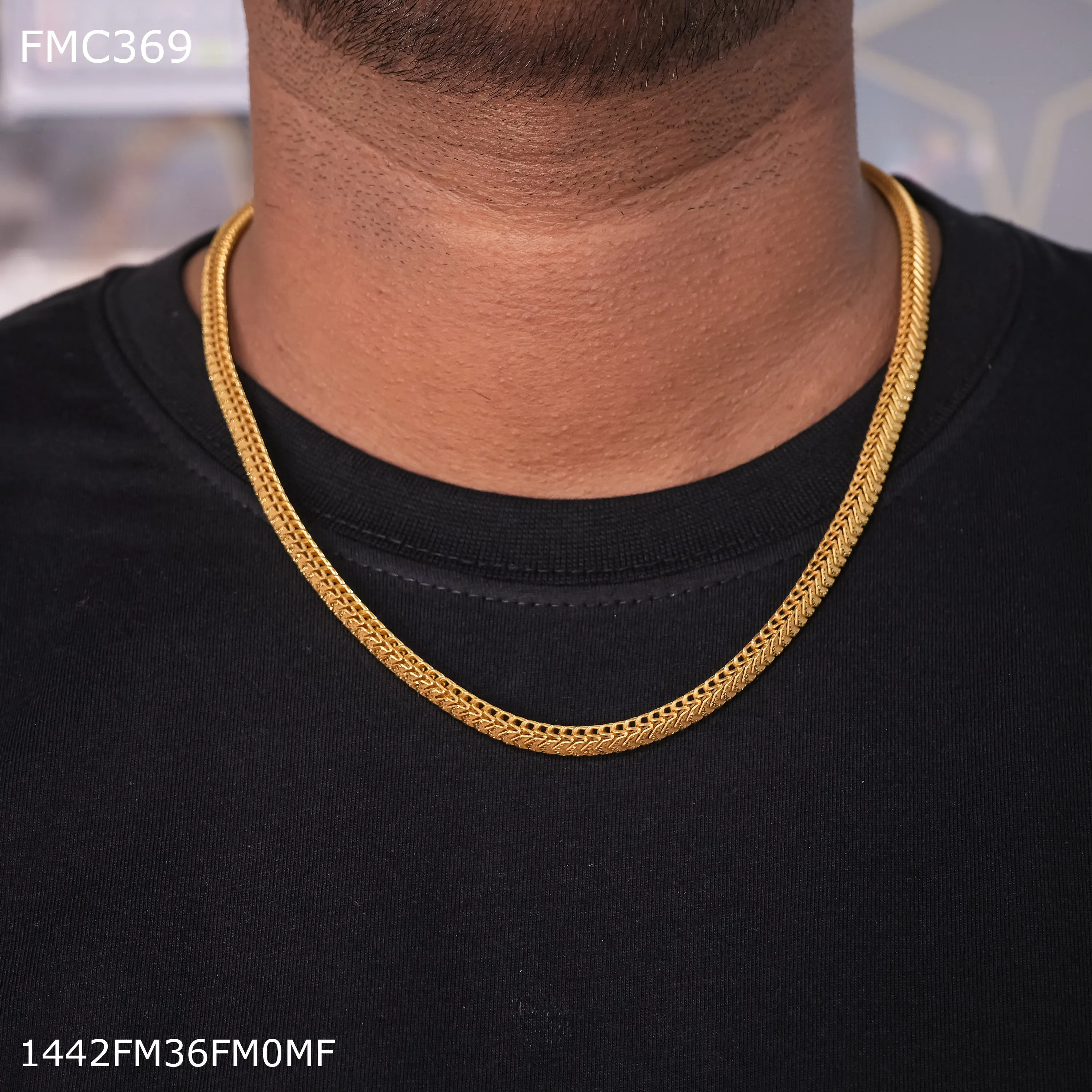 Freemen Arro gold plated Chain Design - FMGC369
