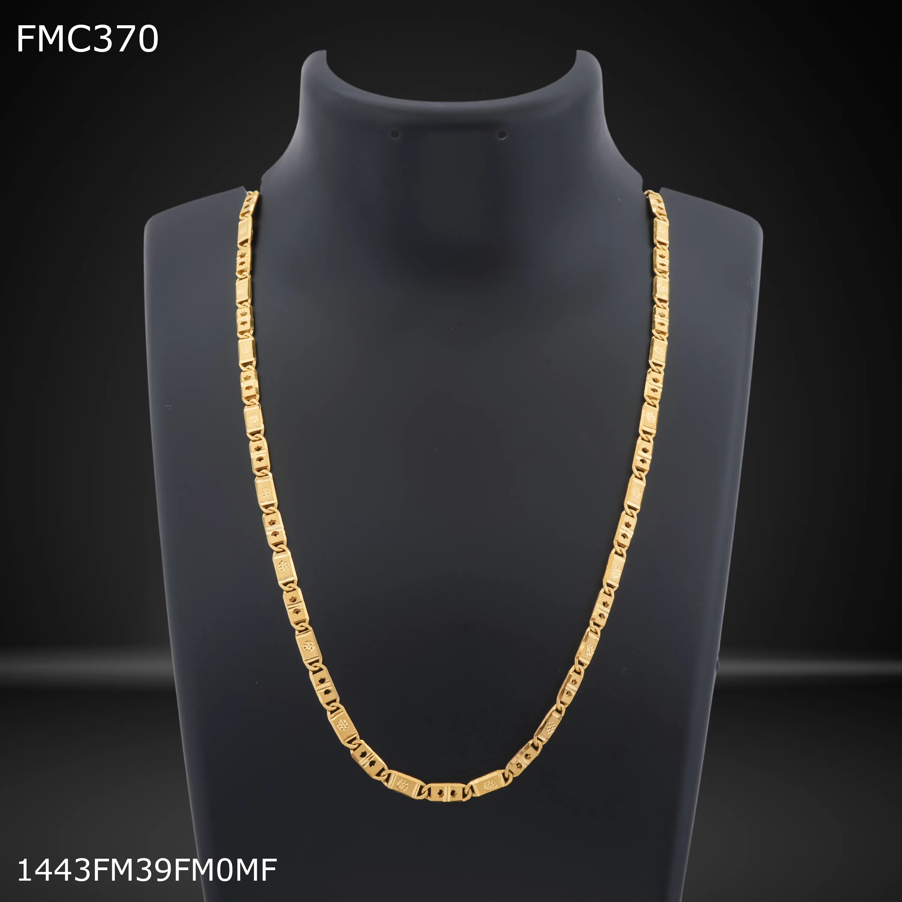 Freemen Deep nawabi gold  plated Chain Design - FMGC401