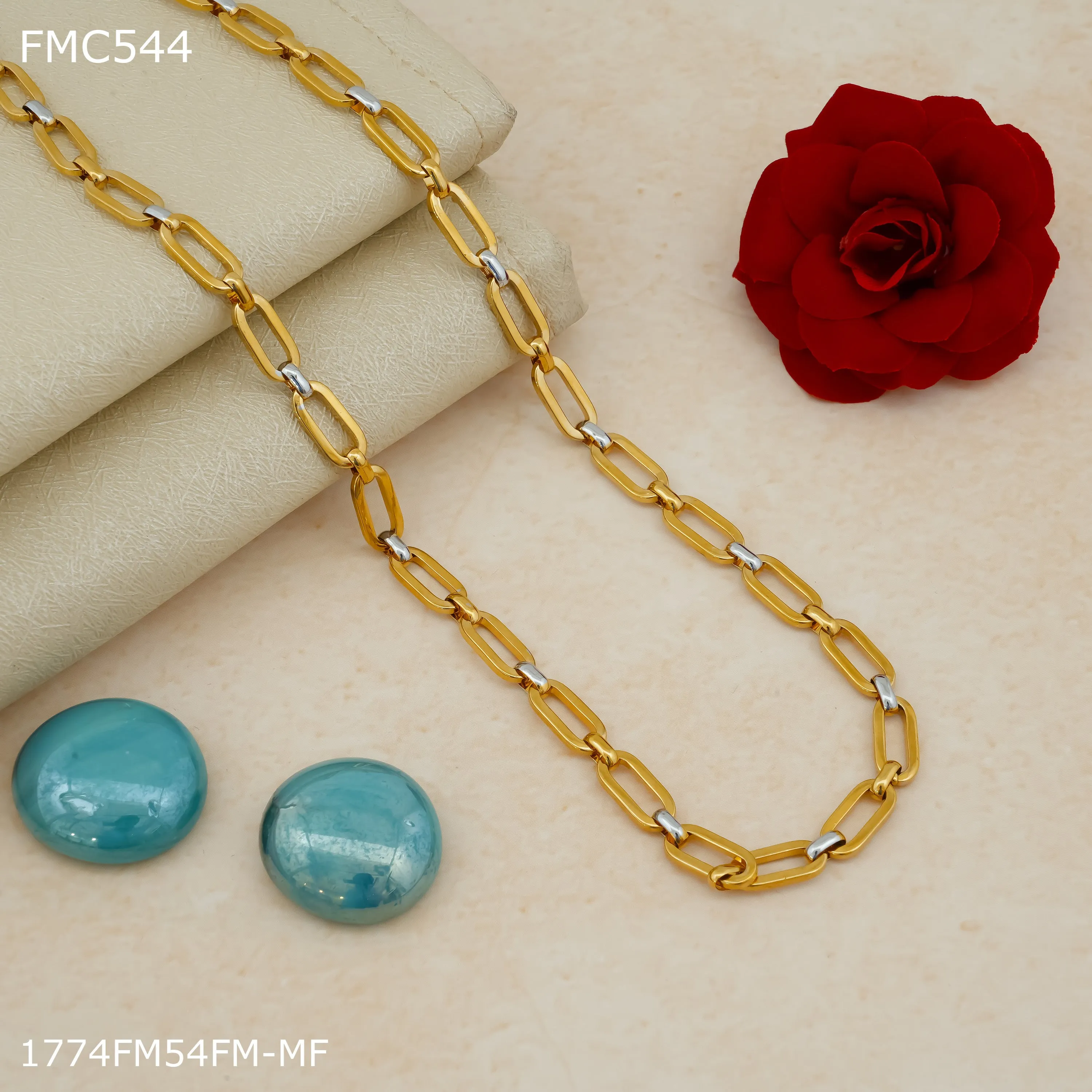 Freemen golden square Design Chain for Man - FMC544