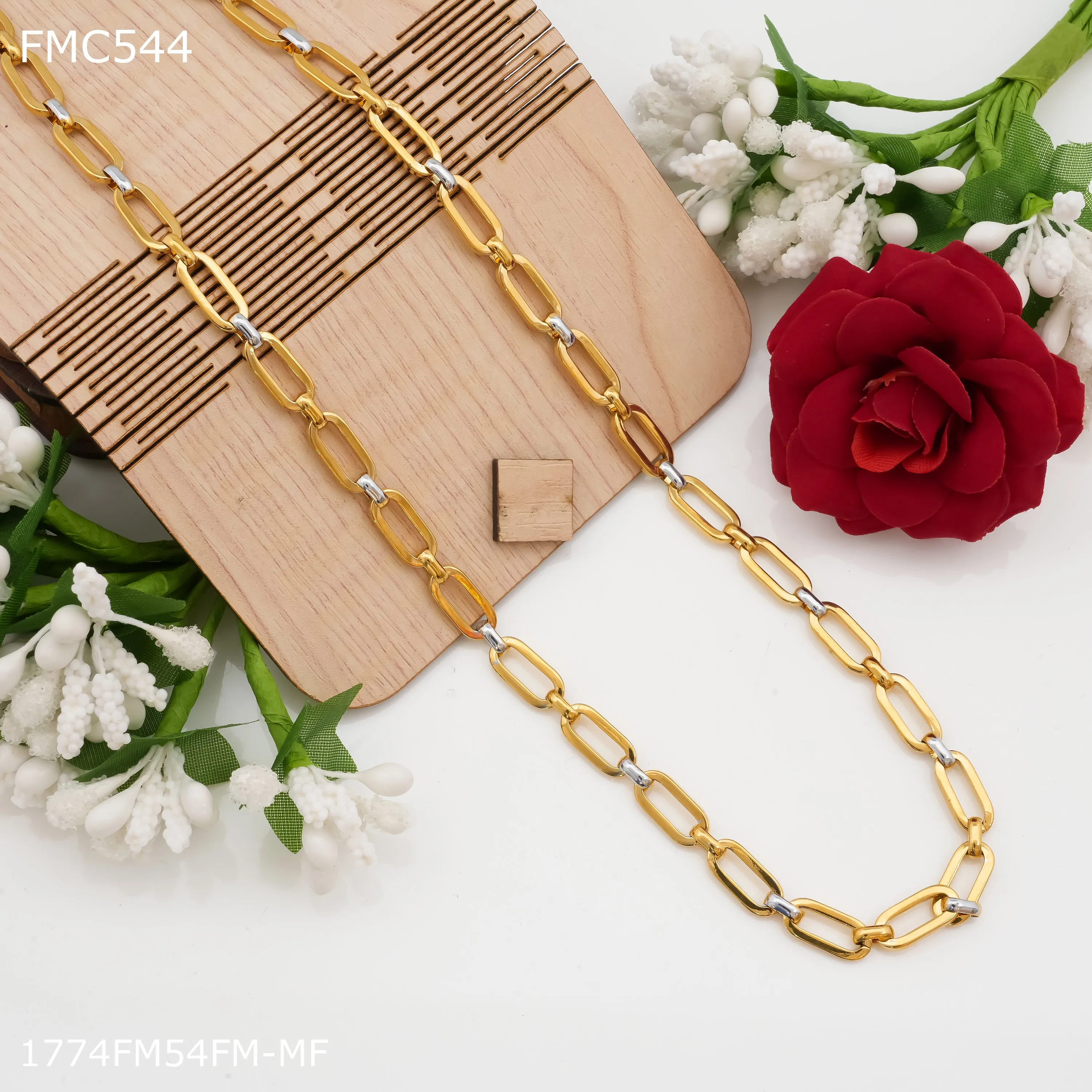 Freemen golden square Design Chain for Man - FMC544