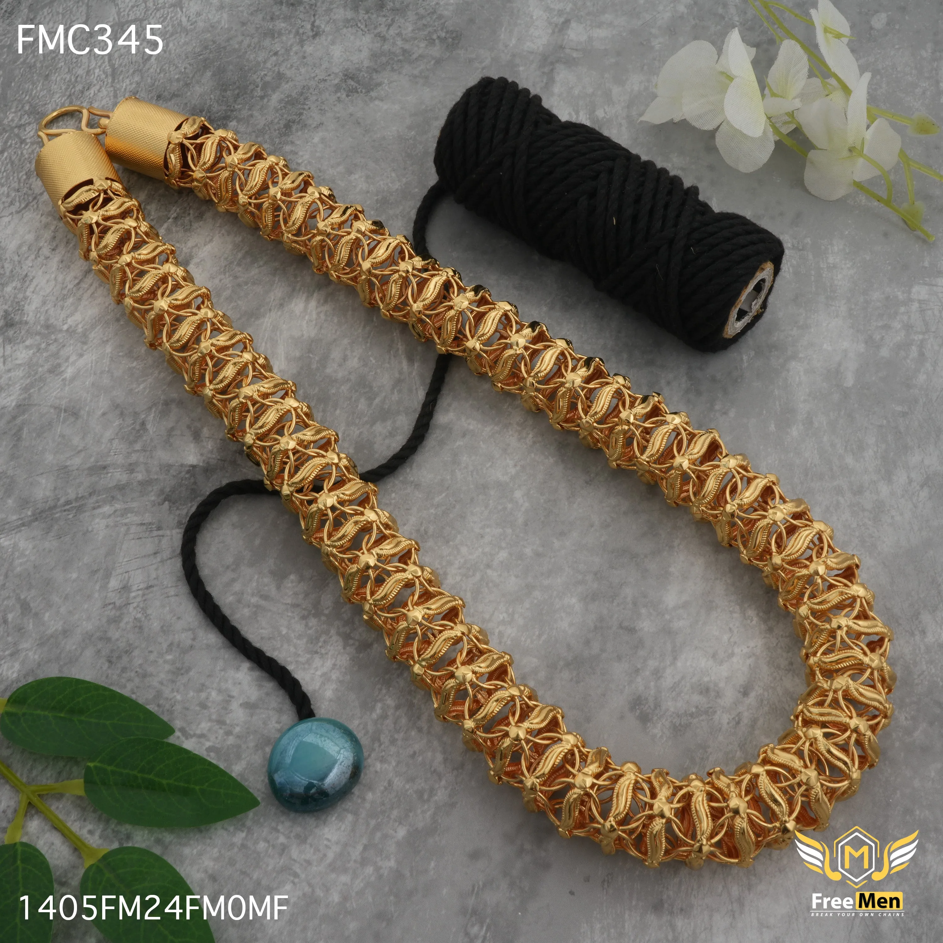 Freemen Heavy Broad Pokal Chain Design For Mens - FMC345
