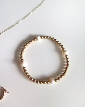 Freshwater Pearl Large Beaded Bracelet