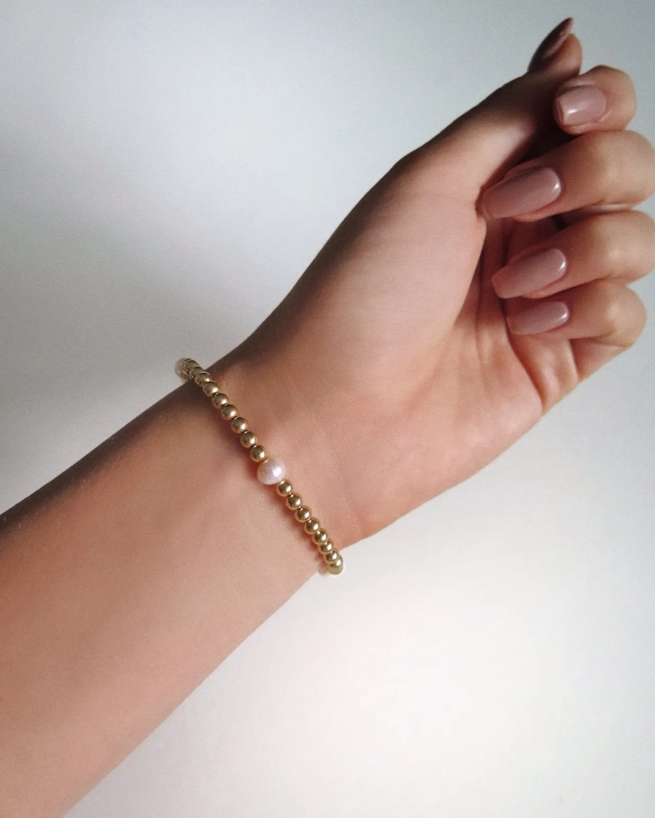 Freshwater Pearl Large Beaded Bracelet