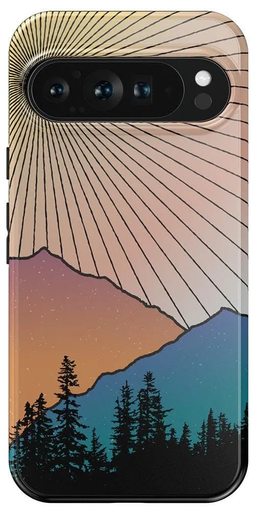 Golden Hour | Mountain Sunset Google Pixel Case