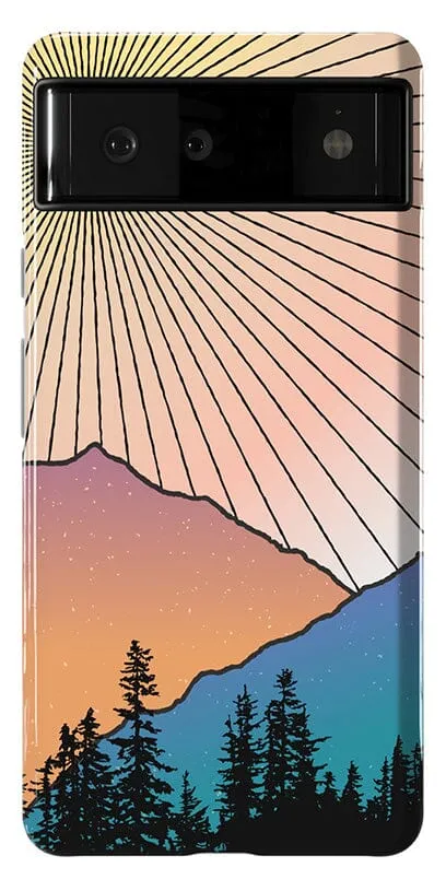 Golden Hour | Mountain Sunset Google Pixel Case