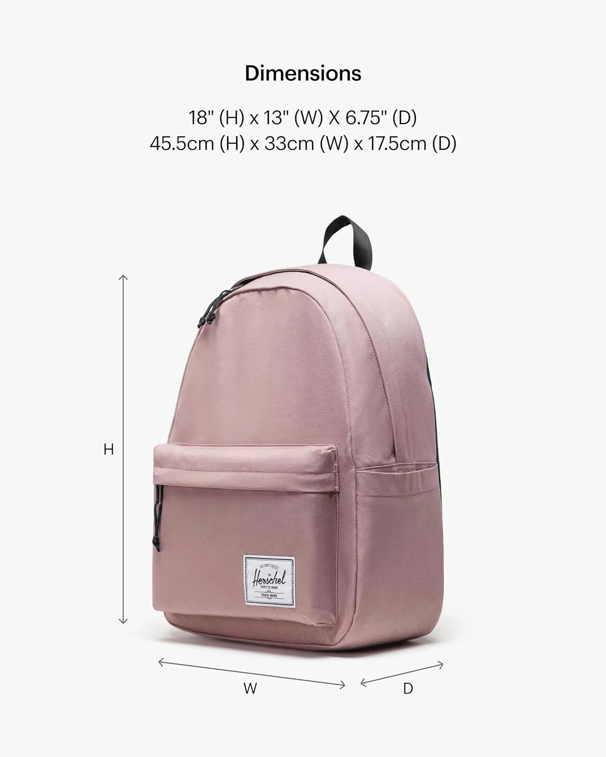 Herschel Supply Co. Herschel Classic XL Backpack, Ash Rose, One Size