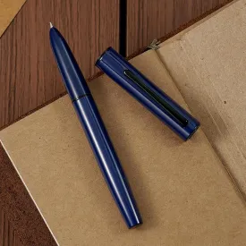 Hongdian C1 Fountain Pen Extra Fine Nib, Dark Blue & Classic Retro Design Metal Pen with Ink Converter