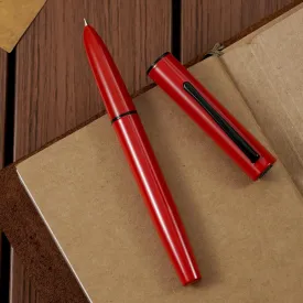 Hongdian C1 Fountain Pen Extra Fine Nib, Modern Red & Classic Retro Design Metal Pen with Ink Converter