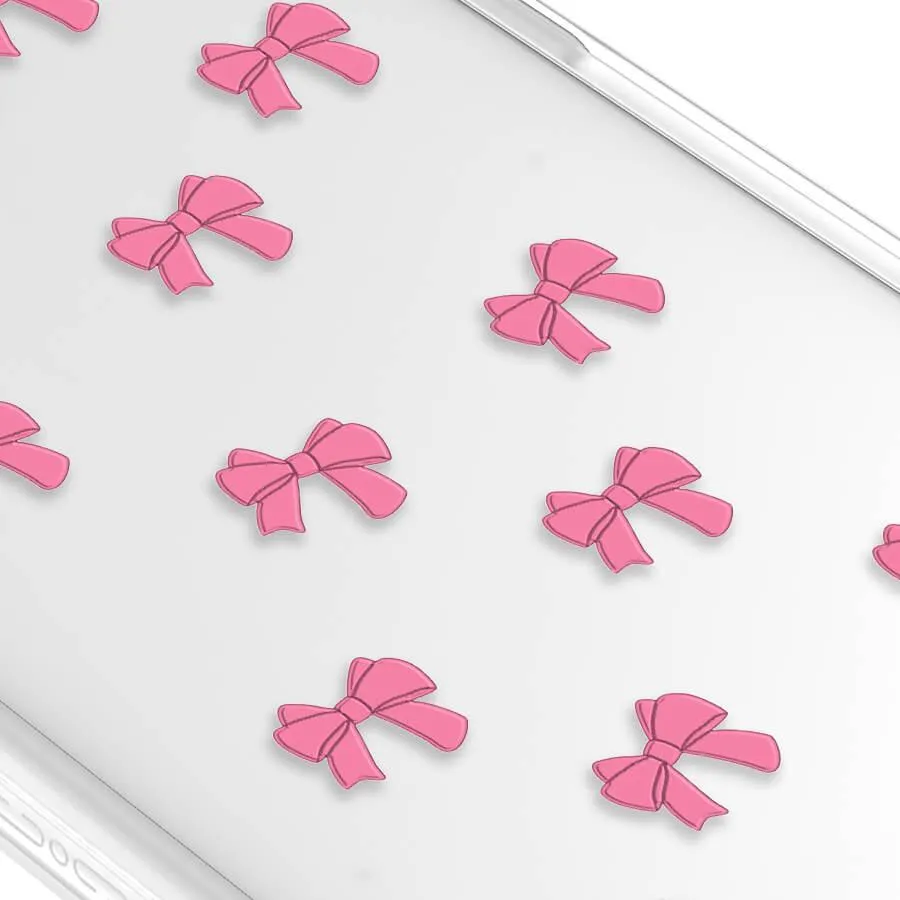 iPhone 12 Pro Pink Ribbon Bow Mini Phone Case