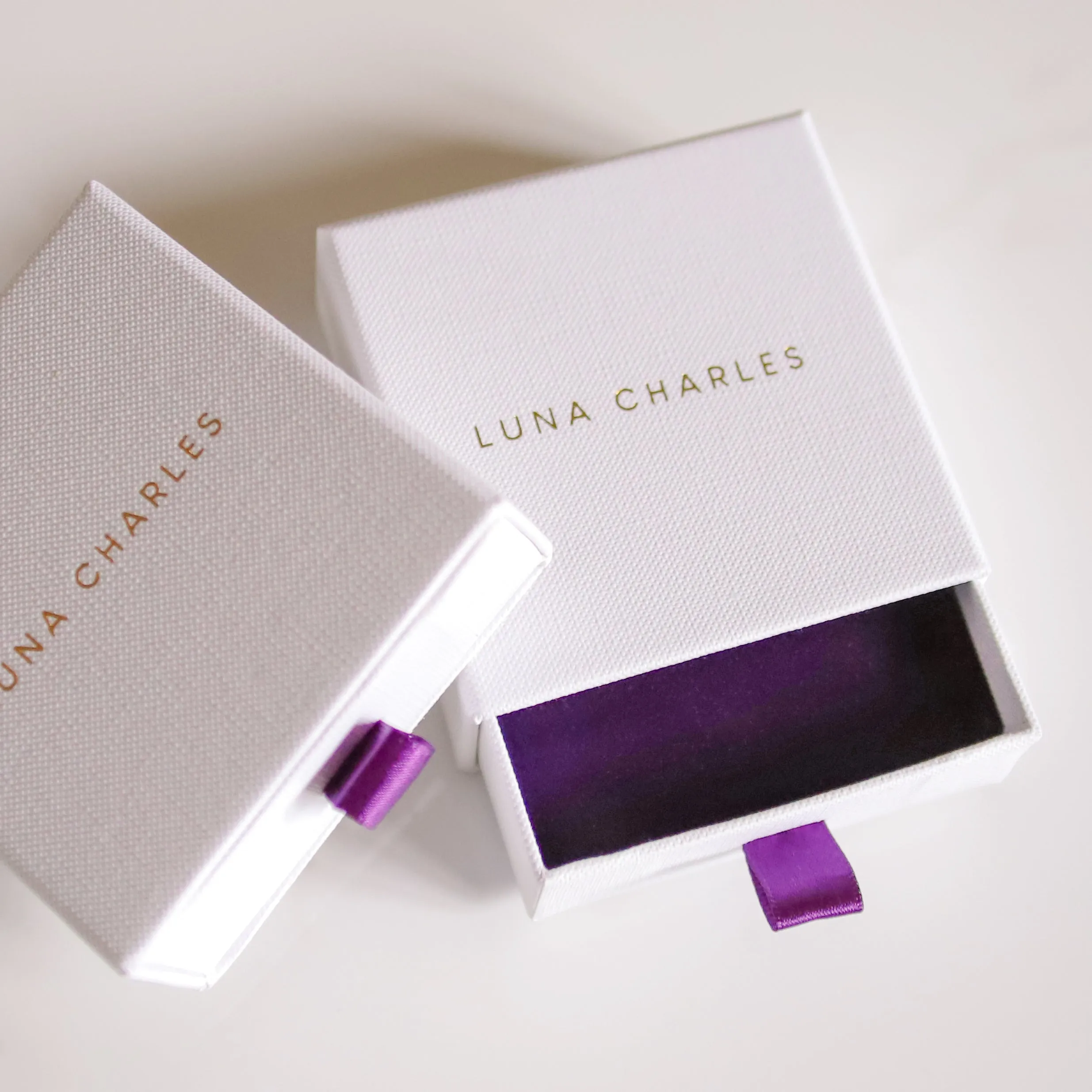 Isabel Crescent Moon Crystal Ring | Sterling Silver
