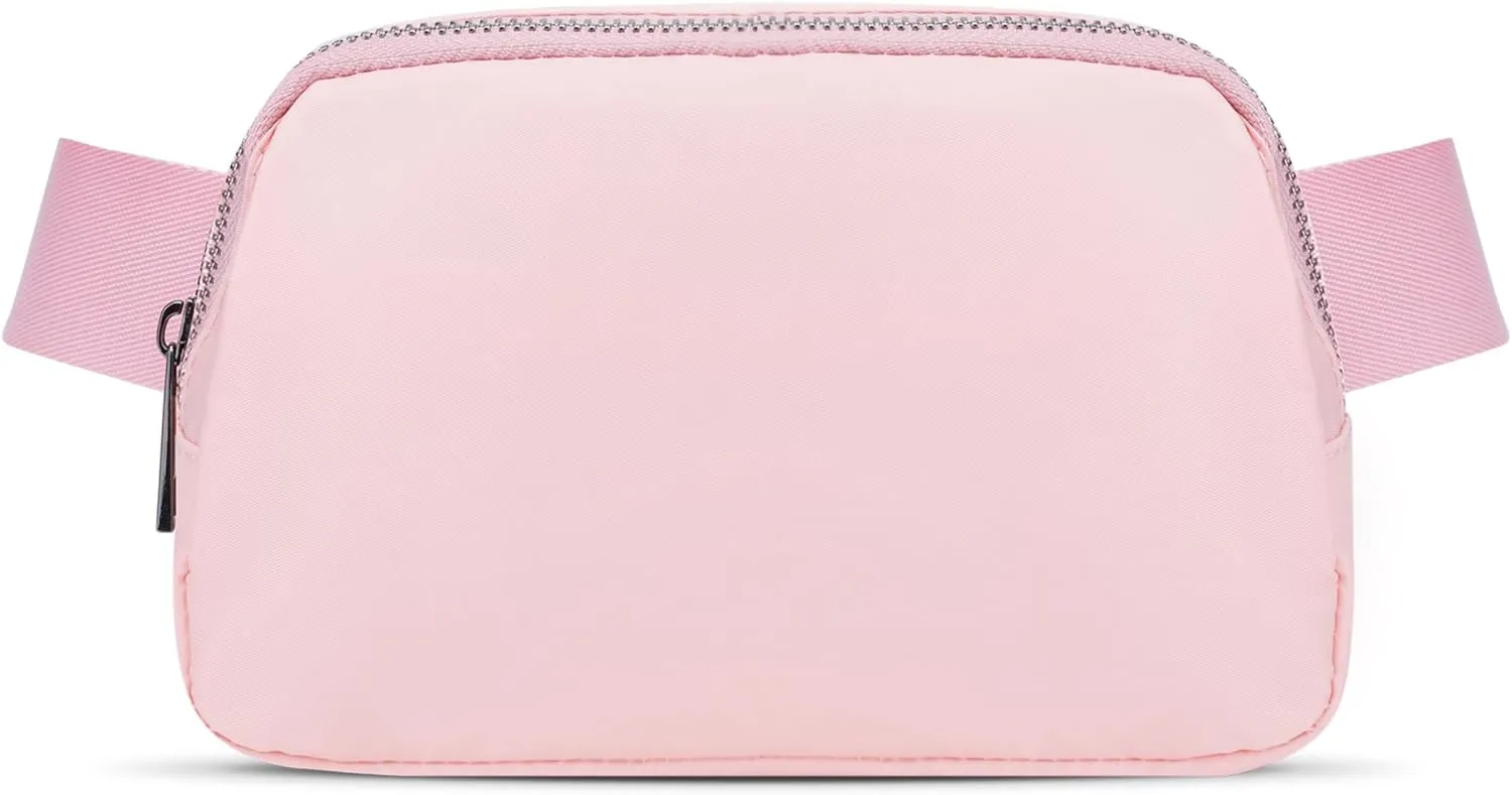 JSJ Mini Fanny Pack for Women & Men,Valentines Day Gifts for Girls Teens Kids Daughter Sister Her,Trendy Stuff Crossbody Bags Cute Everywhere Belt Bags.(Pink)