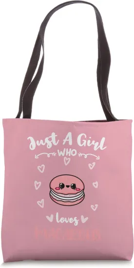 Just A Girl Who Loves Macarons Tote Bag