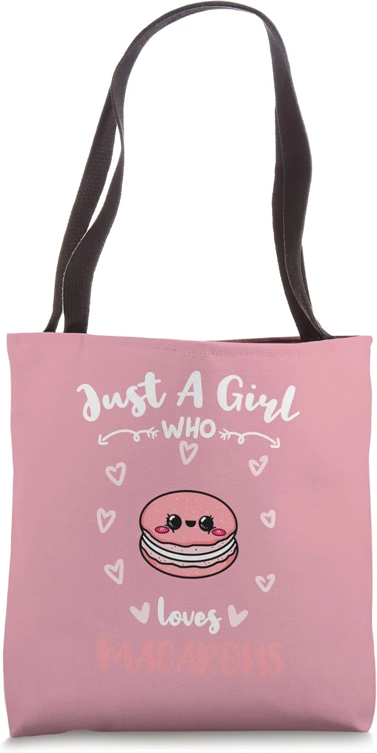 Just A Girl Who Loves Macarons Tote Bag