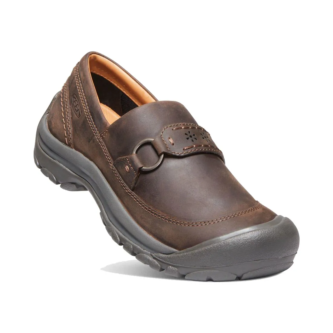 Keen Kaci II Premium Slip-On Footwear in Dark Earth / Canteen Colors