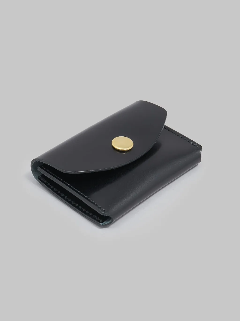 Black Kobashi Studio Cordovan Card Case - Premium Quality