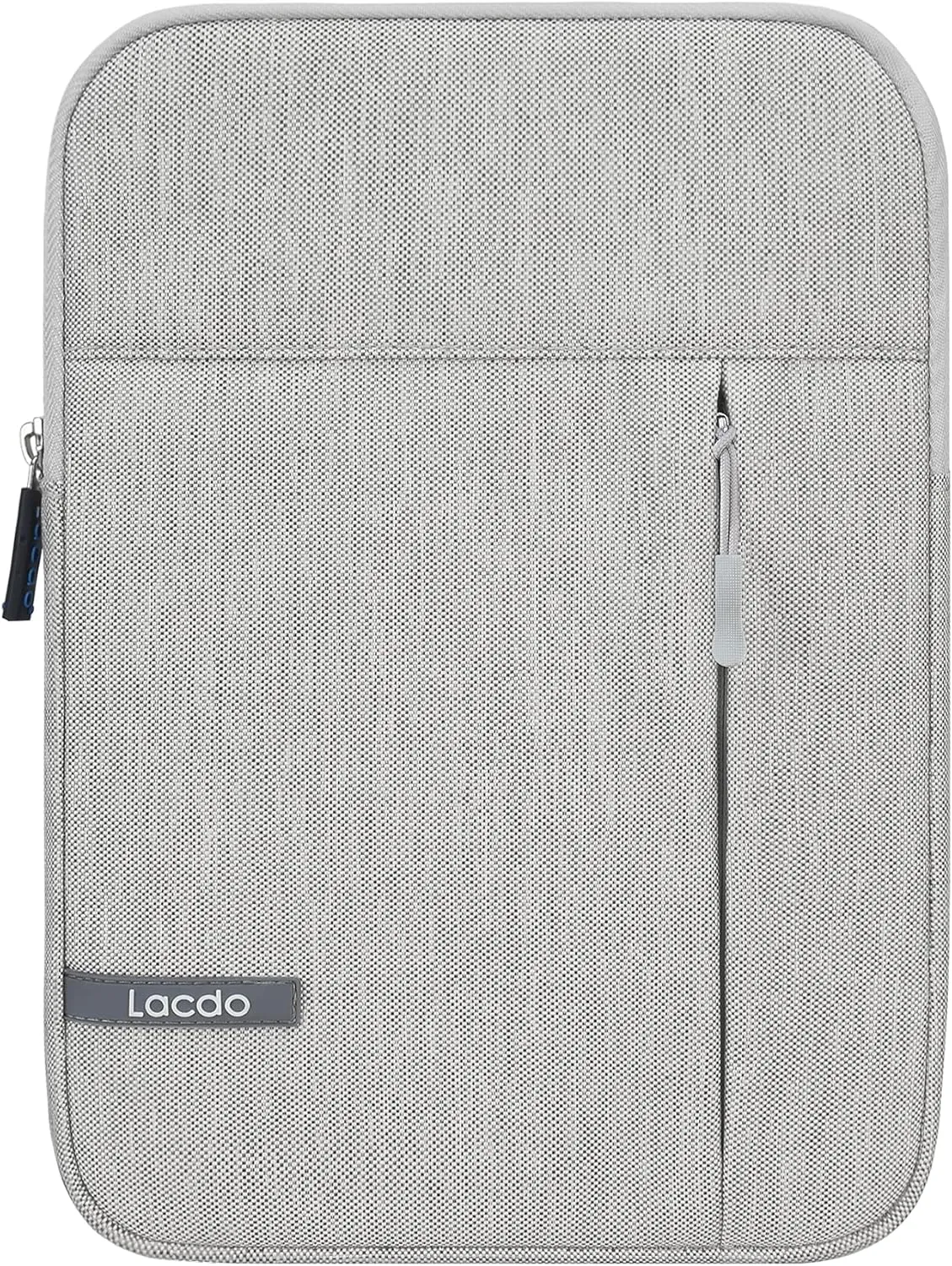 Lacdo iPad Mini 7 Sleeve, iPad Mini Case Bag, Tablet Sleeve Case for iPad Mini 7 (A17 Pro)/6/5/4/3/2, Samsung Galaxy Tab A7 Lite 8.7" / Galaxy Tab A 8.0" Protective Tablet Bag Water Repellent, Gray