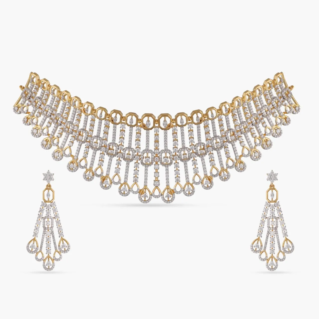 Lana Nakshatra CZ Choker Set
