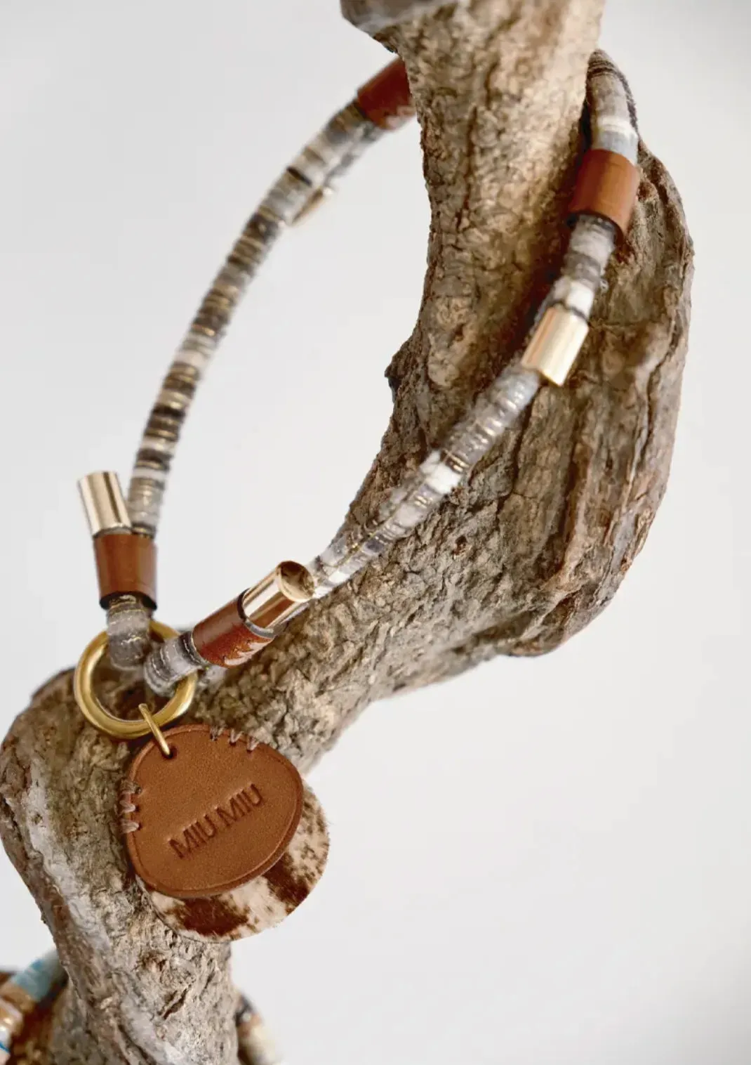 Customizable Leather Pet Collar with Personalized Name Tag