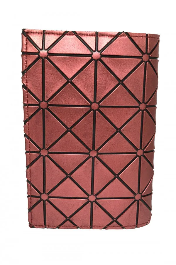 Leaving On A Jet Plane Passport Cover- Cubic Rose