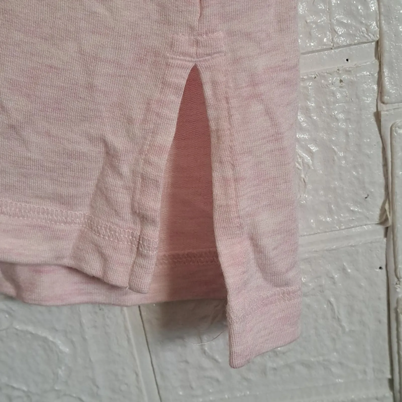 Lilly Pulitzer Luxletic Paradise Pink Tint Heather Arin Lounge Pullover Top