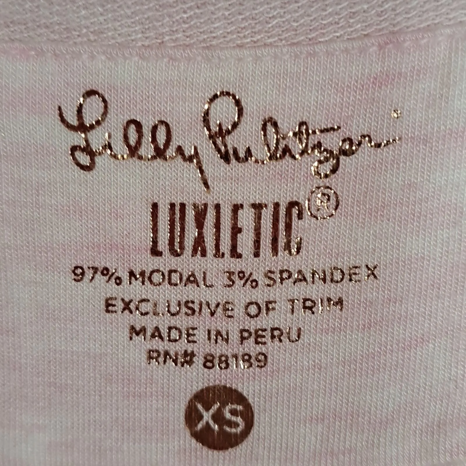 Lilly Pulitzer Luxletic Paradise Pink Tint Heather Arin Lounge Pullover Top