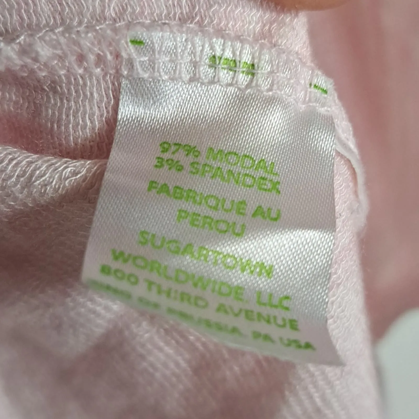 Lilly Pulitzer Luxletic Paradise Pink Tint Heather Arin Lounge Pullover Top