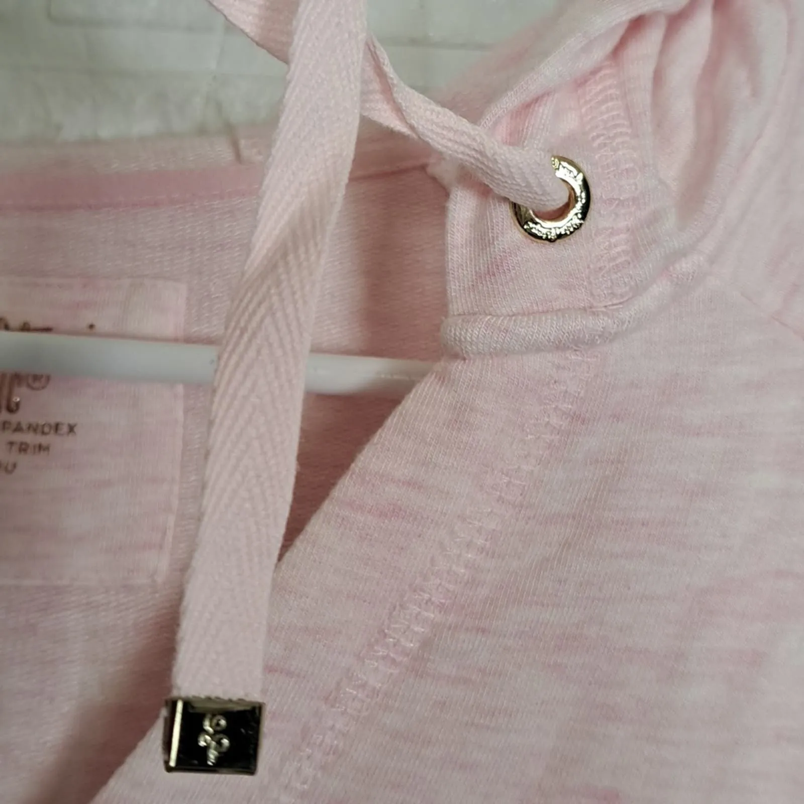 Lilly Pulitzer Luxletic Paradise Pink Tint Heather Arin Lounge Pullover Top