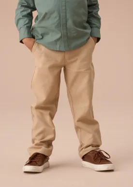 Luca Stone Textured Smart Trouser