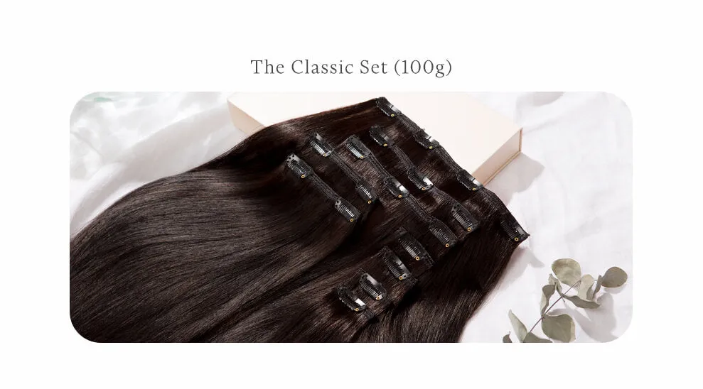 Medium Sandy Blonde, 16" Classic Clip-In Hair Extensions, #18 | 100g