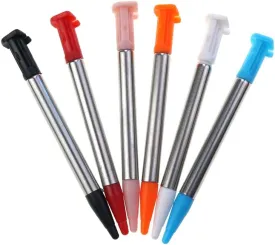Metal Adjustable Touch Stylus Pen for New 2DS XL LL Video Stylus Pen Game Accessories (Metal White)