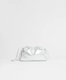 Mini Cloud Clutch - Silver
