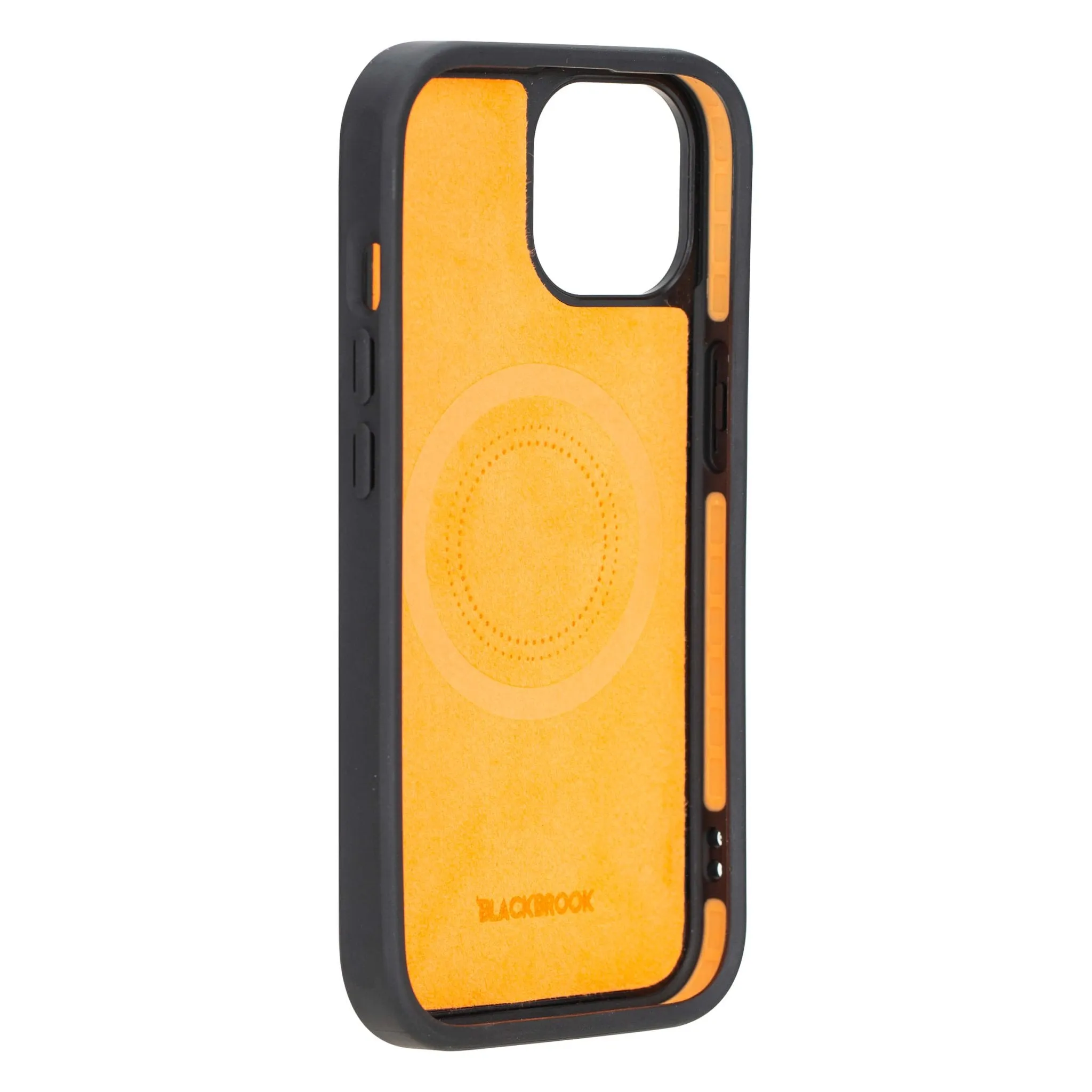 Modern York iPhone 15 Plus Case, Distressed Coffee