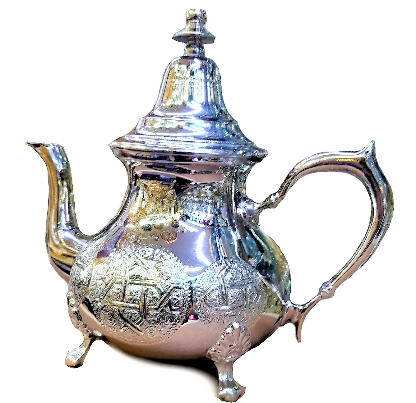 Moroccan Silver Teapot - Moroccan Magic