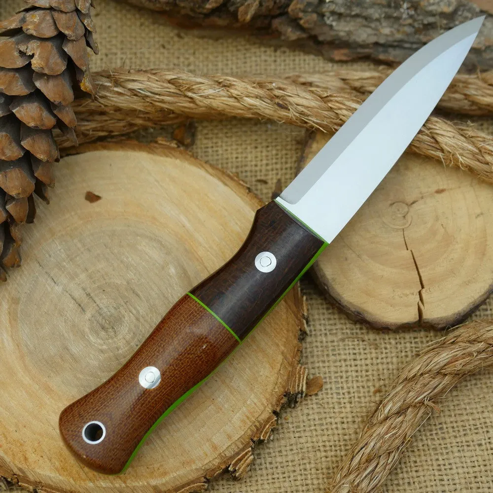 Mountaineer: Barbed Wire Bolster, Natural Canvas & Toxic Green