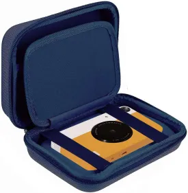 Navitech Blue Travel Hard Case Compatible With Polaroid 9046 Hi-Print 2x3 Pocket Photo Printer