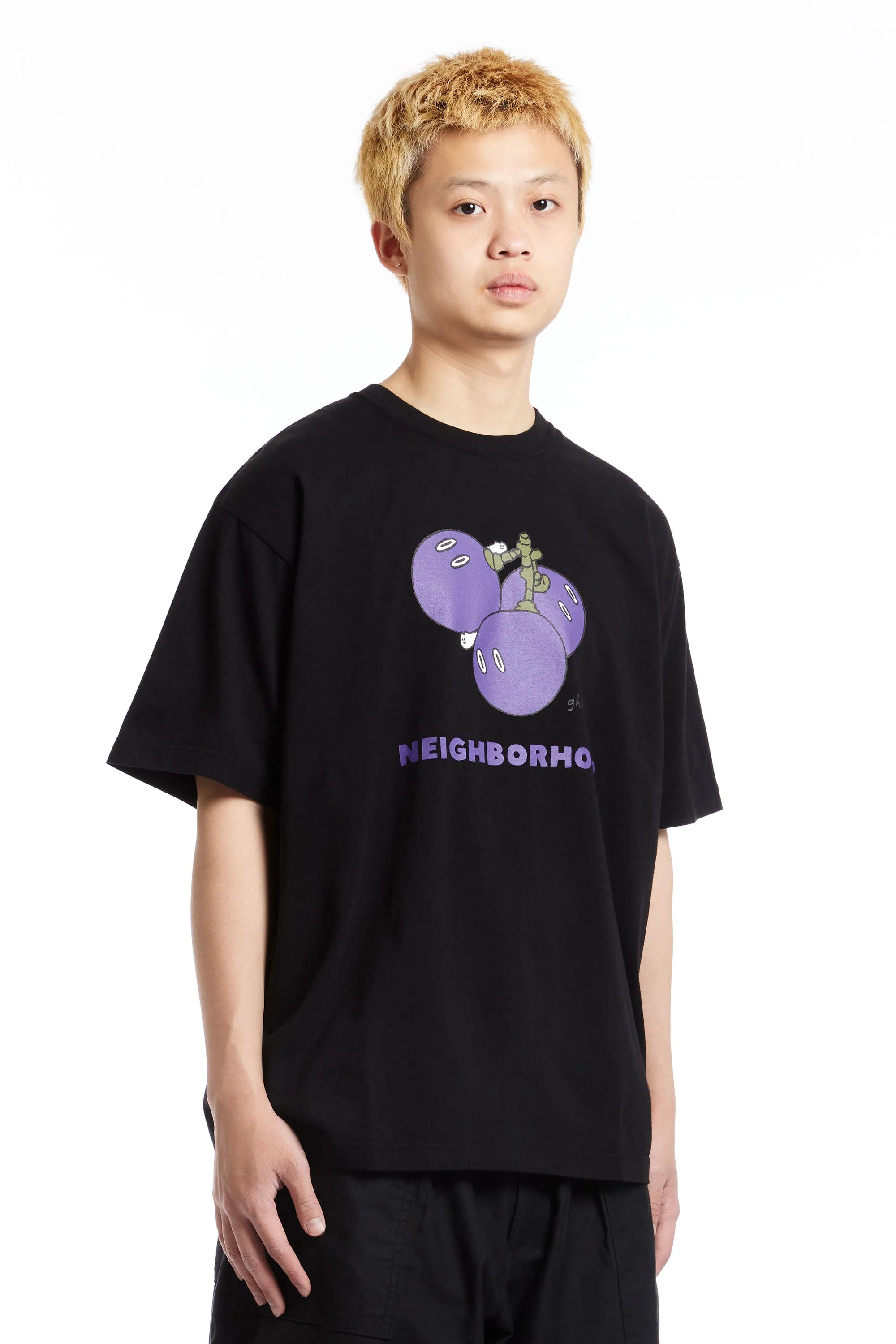 Sure! Here’s an optimized title for your e-commerce product:

Mens Neighborhood Graphic Tee - SS-13 to SS-24 Collection

Feel free to let me know if you need further adjustments or additional information!