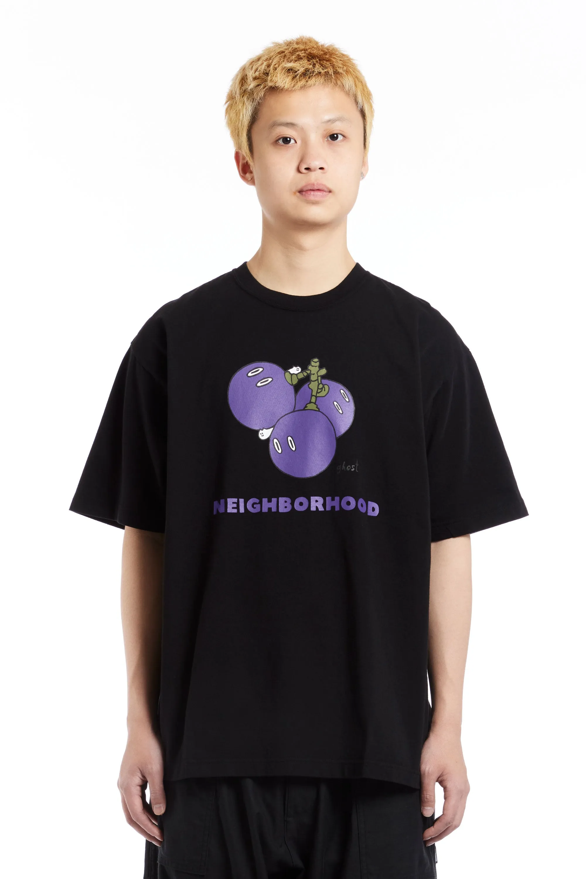 Sure! Here’s an optimized title for your e-commerce product:

Mens Neighborhood Graphic Tee - SS-13 to SS-24 Collection

Feel free to let me know if you need further adjustments or additional information!