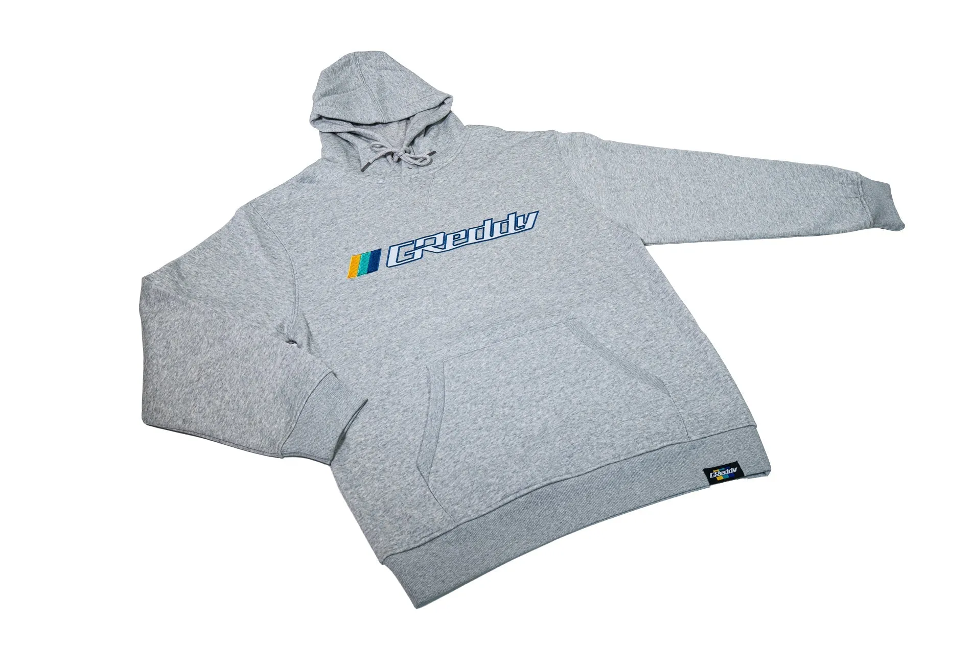 OG GReddy Embroidered Pullover Hoodie - Heather Grey