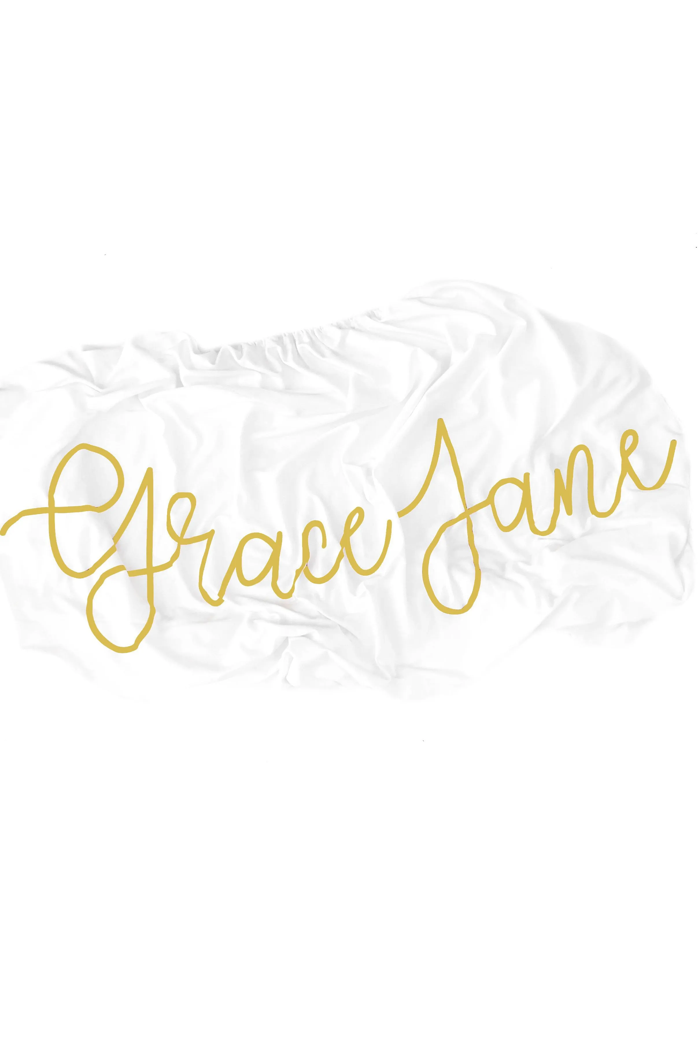 Organic Personalized Crib Sheet, Cursive